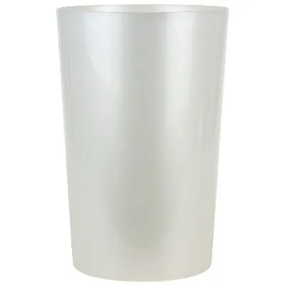 Вазон пластик Инфинити, D15xH23 см, 4л, белый фото в интернет-магазине Флоранж