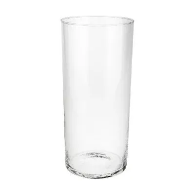 Ваза стеклянная Трубка цилиндр, 10х25см; Россия фото в интернет-магазине Флоранж