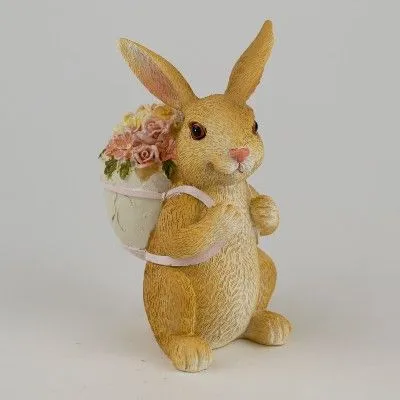 Сувенир Кролик с рюкзаком (полирезин), H14,5x12х5см фото в интернет-магазине Флоранж