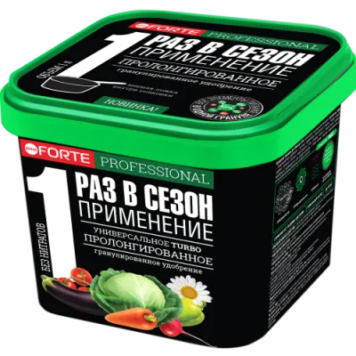 Удобрение сухое гранулированное пролонгированное TURBO  Универсальное с биодоступным кремнием, ведро, 1л, Бона Форте фото в интернет-магазине Флоранж