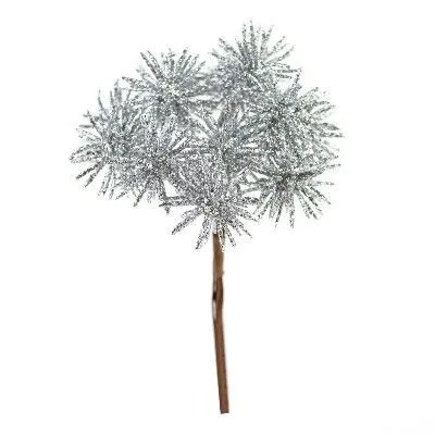 Набор вставок 12шт., L12см, серебряный фото в интернет-магазине Флоранж