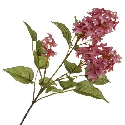 Цветок искусственный Сирень 77см, белый/сирень/розовый фото в интернет-магазине Флоранж