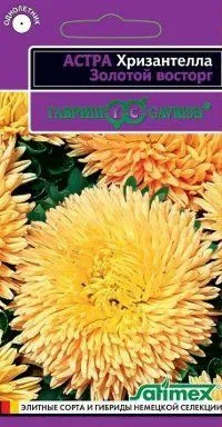 Астра Хризантелла Лимонный восторг (цветной пакет) 0,05г; Гавриш фото в интернет-магазине Флоранж
