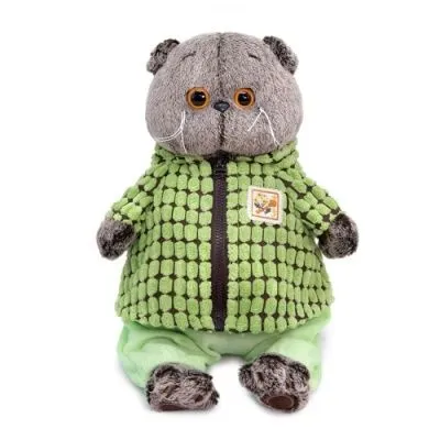 игрушка Басик с зеленой курточке, 22см Ks22-185 фото в интернет-магазине Флоранж