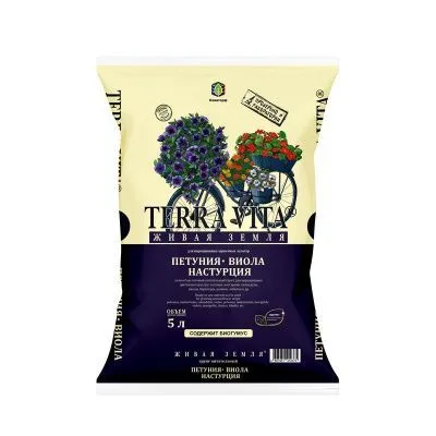 Грунт живая земля петуния/ виола/настурция, 5л; Фарт фото в интернет-магазине Флоранж