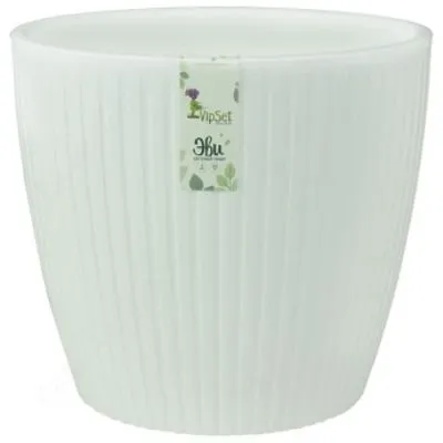 Горшок пластиковый Эви, ассорти, 14х13см, 1,5л;; Россия фото в интернет-магазине Флоранж