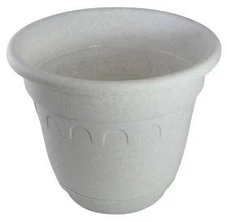 Горшок пластиковый Колывань, мрамор, 17,7х14см, 1,8л; Россия фото в интернет-магазине Флоранж
