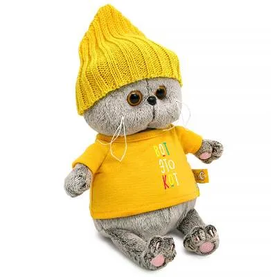 Игрушка Басик BABY в футболке "Вот это кот" BB-153 фото в интернет-магазине Флоранж