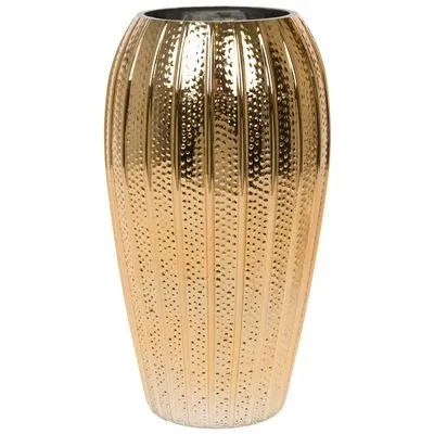 Ваза Ruth (стекло) D15xH25см, золото фото в интернет-магазине Флоранж