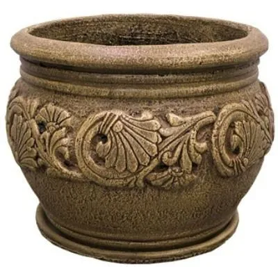 Горшок керамический Палермо, коричневый,  d41хh34см; Россия фото в интернет-магазине Флоранж