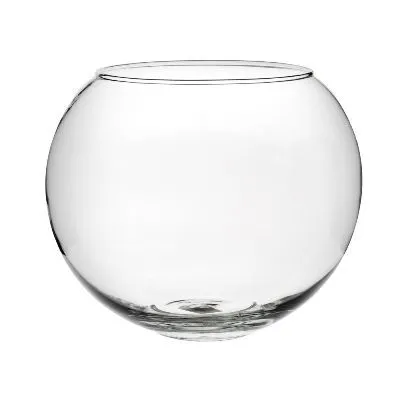 Ваза стеклянная Шаровая, 10х10см, 1л; Россия фото в интернет-магазине Флоранж