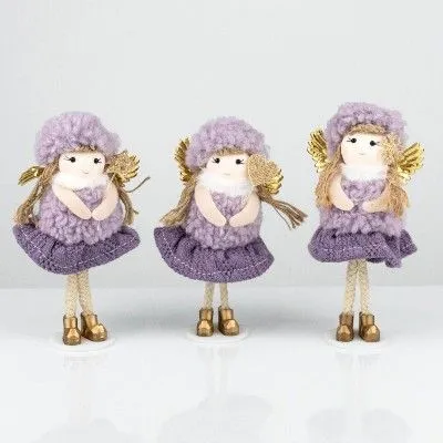 Сувенир Девочка, H14х4х3см, сиреневый фото в интернет-магазине Флоранж