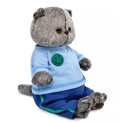 Игрушка Басик в лонгсливе со смайликом Ks22-270 фото в интернет-магазине Флоранж