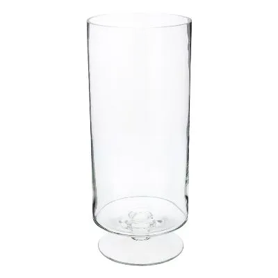 Ваза стеклянная Ариес-150, D14,6xH35 см; Россия фото в интернет-магазине Флоранж