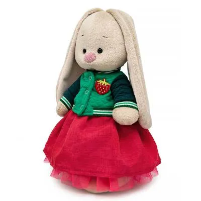 Игрушка Зайка Ми в бомбере с земляничкой (малый) StS-660 фото в интернет-магазине Флоранж