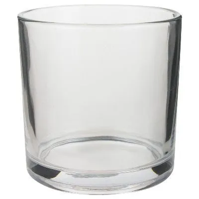 Ваза стеклянная Трубка цилиндр, 10х10см; Россия фото в интернет-магазине Флоранж