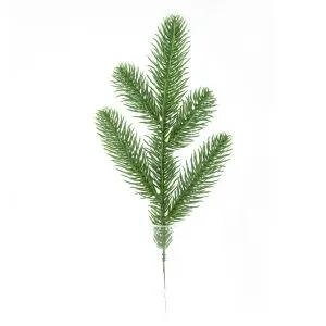 Ветка еловая, 25см, зеленый