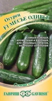 Огурец Месье Оливье салатный F1 (цветной пакет) 10шт; Гавриш фото в интернет-магазине Флоранж