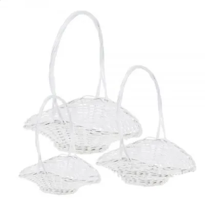 Корзина плетеная 547975 (№1 из 3шт.), (ива), 32х26хН12/11/3см фото в интернет-магазине Флоранж