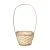 Корзина плетеная (бамбук), натуральная, 13xH9.5/28см