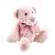 Игрушка м/н Медвежонок с бантом, 25см, розовый