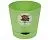 Кашпо пластиковое Классик, зеленое,  0,7л; Россия