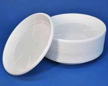 Поддон под кашпо Терра, белый,  23см; Россия