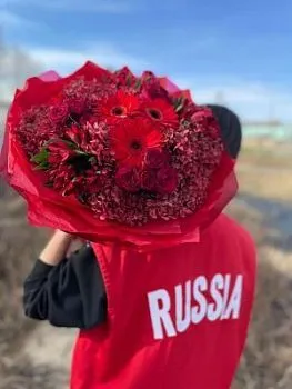 Сила чувств , состав , цвет букета , подходит 