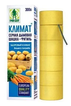 Шашка серная дымовая для фумигационной обработки пустых погребов и подвалов Климат, 300г