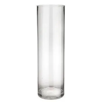 Ваза стеклянная Трубка цилиндр, 50х15см, 13,8л; Россия