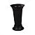 Вазон для цветов пластиковый под срезку, черный, 18,5х31см, 3л; Россия