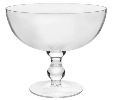 Ваза стеклянная Ирина, 21х18см; Россия фото в интернет-магазине Флоранж