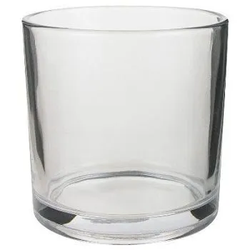 Ваза стеклянная Трубка цилиндр, 10х10см; Россия