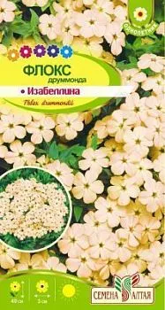 Флокс Изабеллина (цветной пакет) 0,1г; Семена Алтая