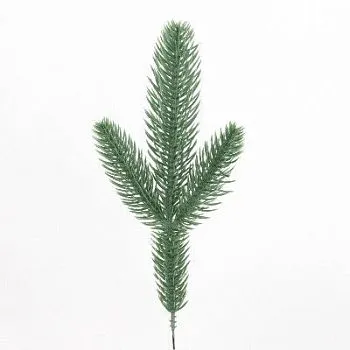 Ветка еловая, 20см, голубой