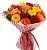 Букет С днем рождения , состав Гербера Роза Альстромерия Гвоздика, цвет букета Мультицвет, подходит Девушке Маме