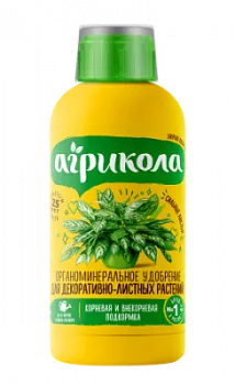 Удобрение для декоративно-лиственных растений Агрикола, флакон, 250мл; Россия