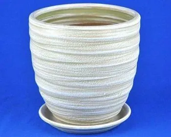 Горшок керамический Модерн 2, оливковый, d24х24см, 7,5л/Россия