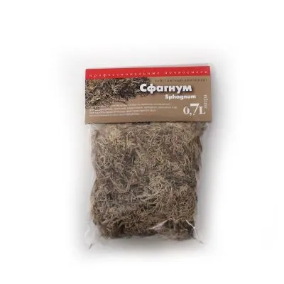 Субстратный компонент Сфагнум (мох), 0,7л фото в интернет-магазине Флоранж