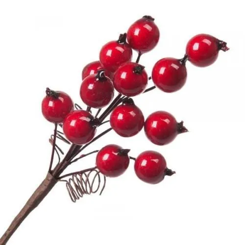 Ветка с ягодами искусств., 10см  фото в интернет-магазине Флоранж
