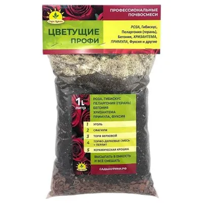 Субстратный компонент Цветущие ПРОФИ, 1л фото в интернет-магазине Флоранж