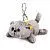 Игрушка Брелок Кот Басик с бантиком лежачий Kta-001