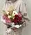 Композиция Адель , состав Роза Хризантема кустовая Гербера Тюльпан, цвет букета Мультицвет, подходит Девушке Маме Ребенку