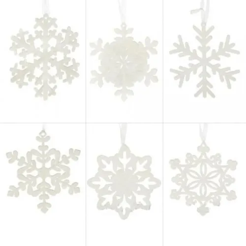 Елочное украшение "Снежинка" (пластик), 10см фото в интернет-магазине Флоранж