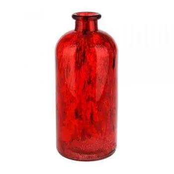 Ваза стеклянная Бутылка, 25см; Россия