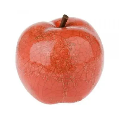 Яблоко (керамика), D12xH13см цветКрасный Арт.4959-12 (наб.) фото в интернет-магазине Флоранж