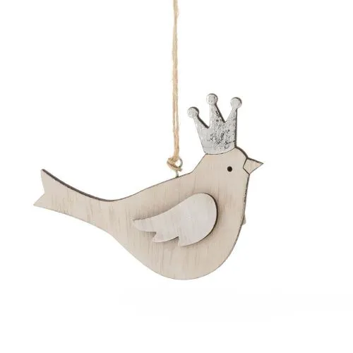 Елочное украшение "Олень" (дерево), 8.5х15см натуральный фото в интернет-магазине Флоранж