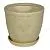 Горшок керамический Кедр бежевый, 20х19см, 3л Россия