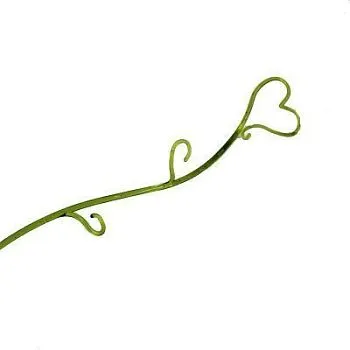 Опора для орхидей Сердце, зеленый, 55см