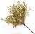 Ветка Туи с глиттером на вставке, H20см, золотой